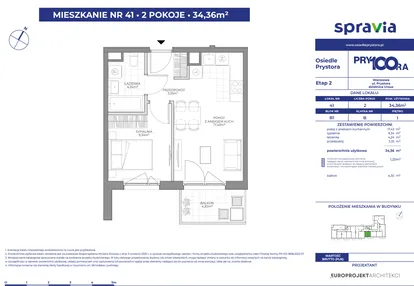 Mieszkanie w inwestycji: Osiedle Prystora Etap 2