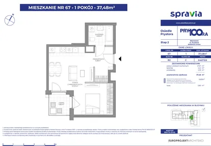 Mieszkanie w inwestycji: Osiedle Prystora Etap 2