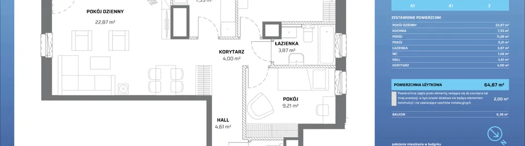 Mieszkanie w inwestycji: Zaspa Wysoko