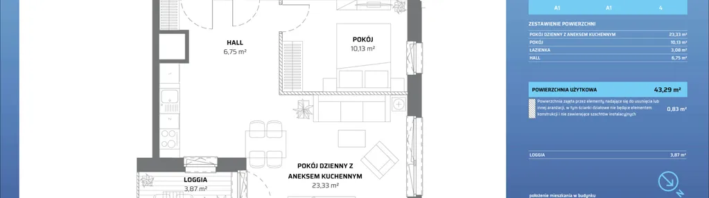Mieszkanie w inwestycji: Zaspa Wysoko