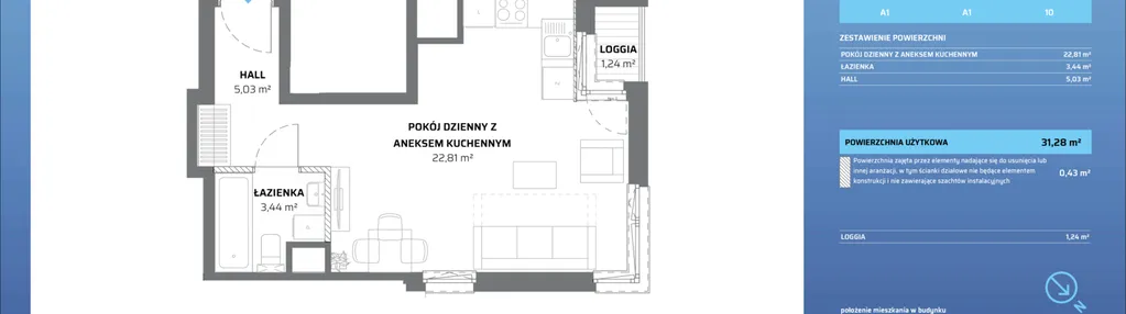 Mieszkanie w inwestycji: Zaspa Wysoko
