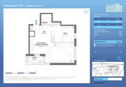 Mieszkanie w inwestycji: Zaspa Wysoko