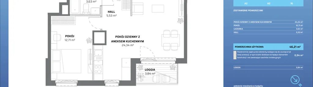 Mieszkanie w inwestycji: Zaspa Wysoko