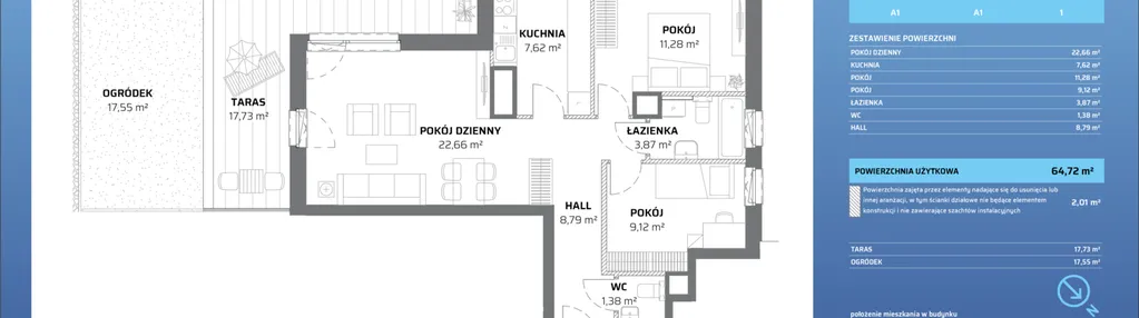 Mieszkanie w inwestycji: Zaspa Wysoko