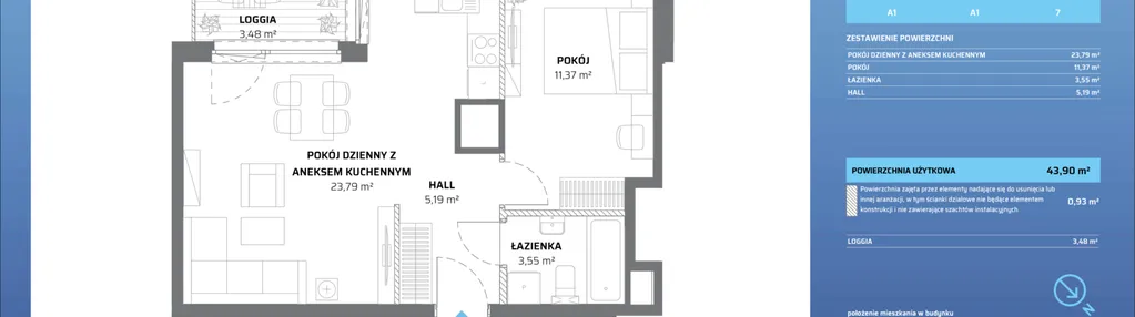 Mieszkanie w inwestycji: Zaspa Wysoko