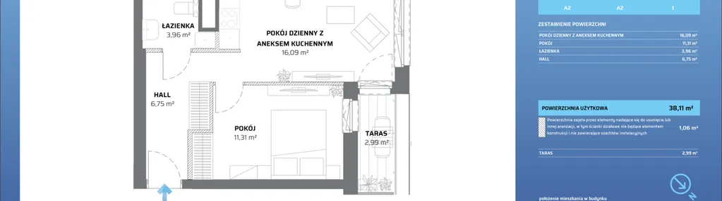 Mieszkanie w inwestycji: Zaspa Wysoko