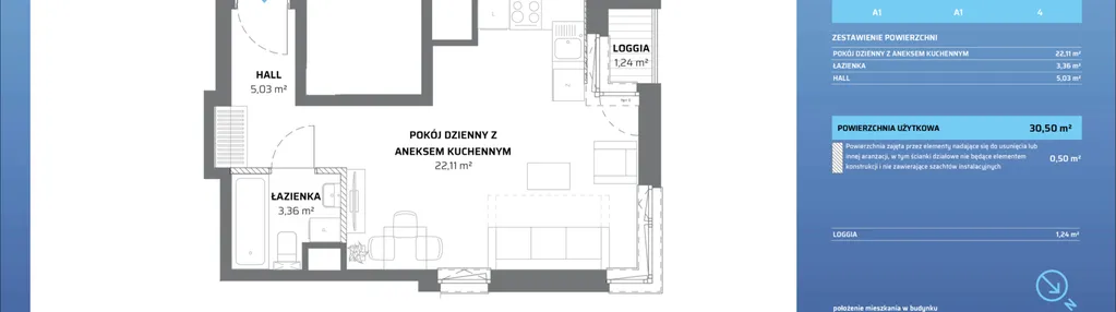 Mieszkanie w inwestycji: Zaspa Wysoko
