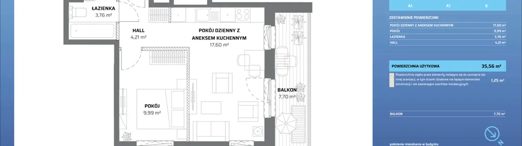 Mieszkanie w inwestycji: Zaspa Wysoko
