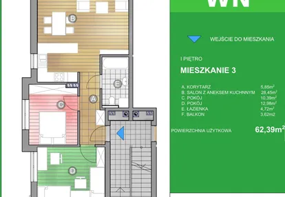 Mieszkanie w inwestycji: Osiedle Natura - Bud. WN i WM