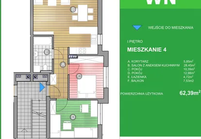 Mieszkanie w inwestycji: Osiedle Natura - Bud. WN i WM