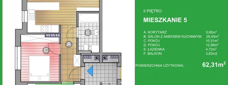 Mieszkanie w inwestycji: Osiedle Natura - Bud. WN i WM