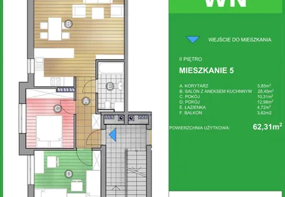 Mieszkanie w inwestycji: Osiedle Natura - Bud. WN i WM