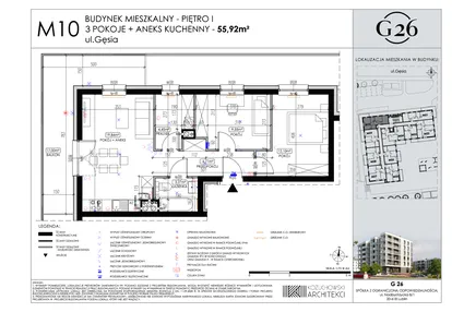 Mieszkanie w inwestycji: Gęsia 26 - Bud. A2