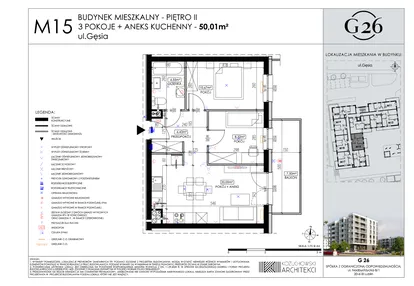 Mieszkanie w inwestycji: Gęsia 26 - Bud. A2