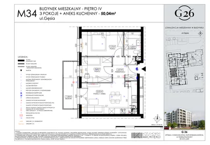 Mieszkanie w inwestycji: Gęsia 26 - Bud. A2