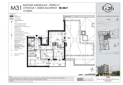Mieszkanie w inwestycji: Gęsia 26 - Bud. A2