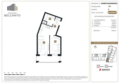 Mieszkanie w inwestycji: Residenza Belcanto