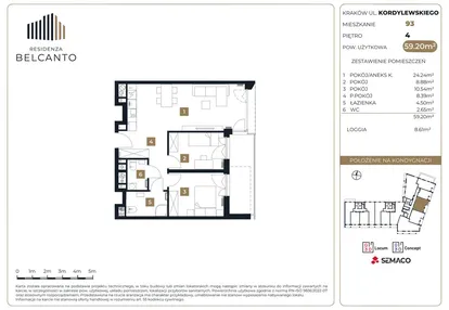 Mieszkanie w inwestycji: Residenza Belcanto