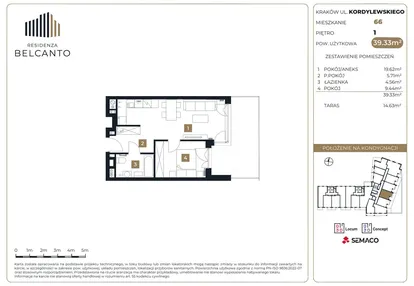 Mieszkanie w inwestycji: Residenza Belcanto