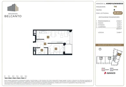 Mieszkanie w inwestycji: Residenza Belcanto