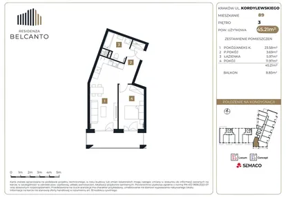Mieszkanie w inwestycji: Residenza Belcanto