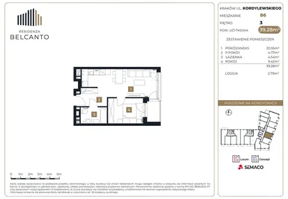 Mieszkanie w inwestycji: Residenza Belcanto
