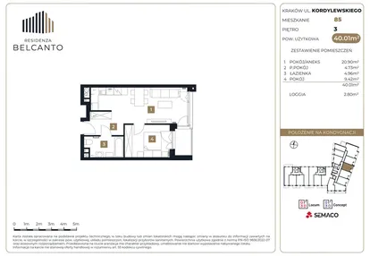 Mieszkanie w inwestycji: Residenza Belcanto
