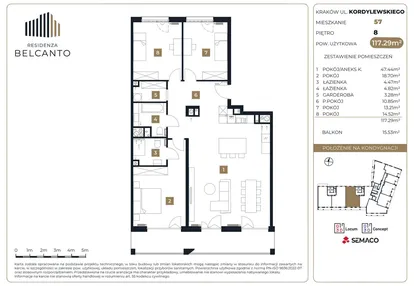 Mieszkanie w inwestycji: Residenza Belcanto