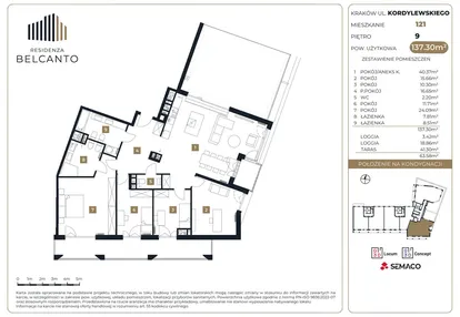 Mieszkanie w inwestycji: Residenza Belcanto