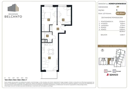 Mieszkanie w inwestycji: Residenza Belcanto