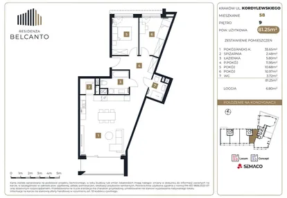 Mieszkanie w inwestycji: Residenza Belcanto
