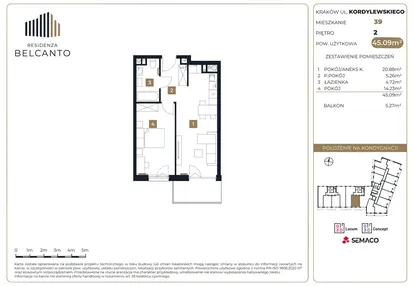 Mieszkanie w inwestycji: Residenza Belcanto