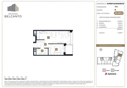 Mieszkanie w inwestycji: Residenza Belcanto
