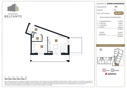 Mieszkanie w inwestycji: Residenza Belcanto