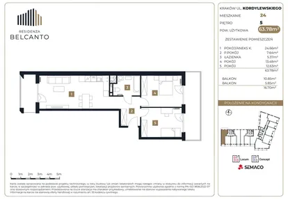 Mieszkanie w inwestycji: Residenza Belcanto