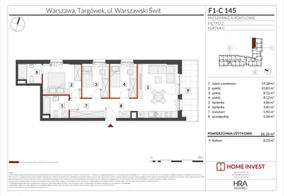 Mieszkanie w inwestycji: Warszawski Świt XIII