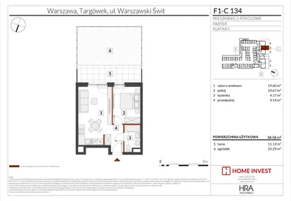 Mieszkanie w inwestycji: Warszawski Świt XIII