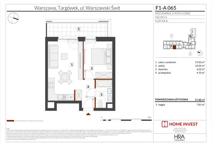 Mieszkanie w inwestycji: Warszawski Świt XIII