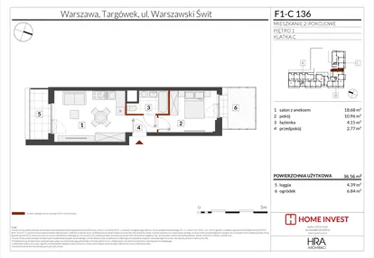 Mieszkanie w inwestycji: Warszawski Świt XIII