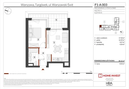Mieszkanie w inwestycji: Warszawski Świt XIII