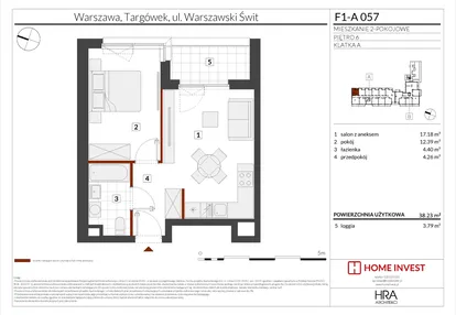 Mieszkanie w inwestycji: Warszawski Świt XIII