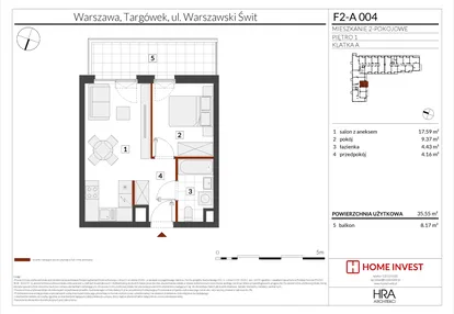 Mieszkanie w inwestycji: Warszawski Świt XIV