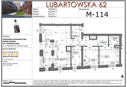 Mieszkanie w inwestycji: Lubartowska 62