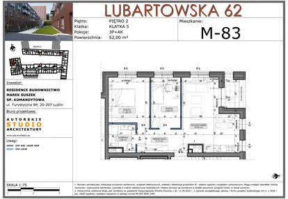 Mieszkanie w inwestycji: Lubartowska 62