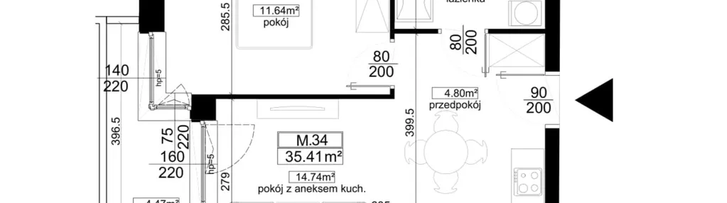 Mieszkanie w inwestycji: Kalamita II