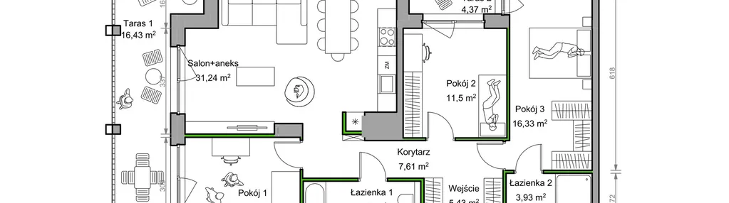 Mieszkanie w inwestycji: Bracka Vita