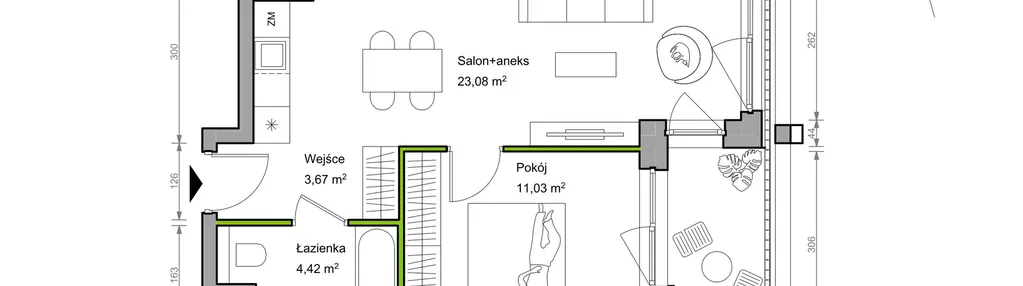 Mieszkanie w inwestycji: Bracka Vita