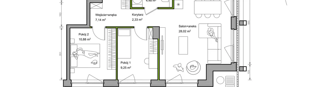 Mieszkanie w inwestycji: Bracka Vita
