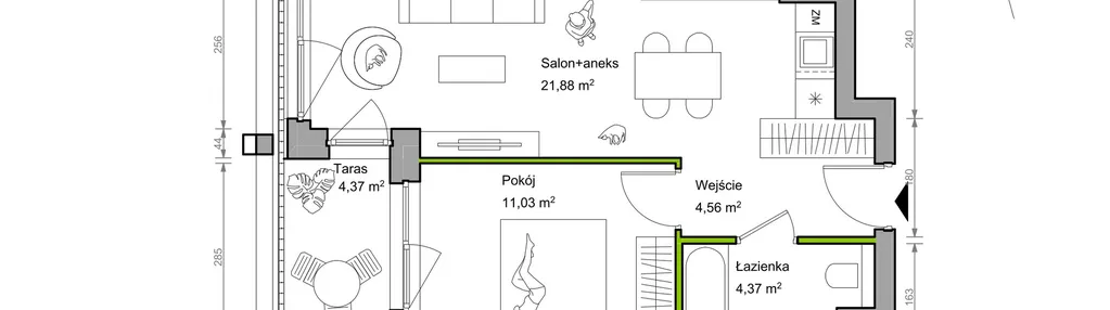 Mieszkanie w inwestycji: Bracka Vita