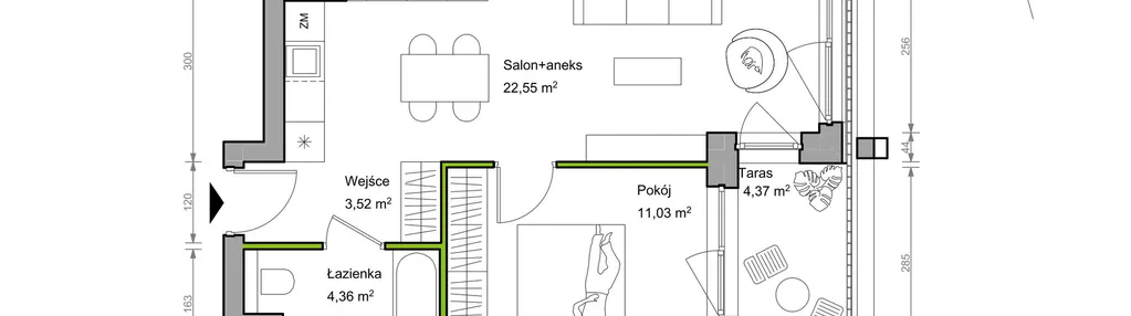 Mieszkanie w inwestycji: Bracka Vita